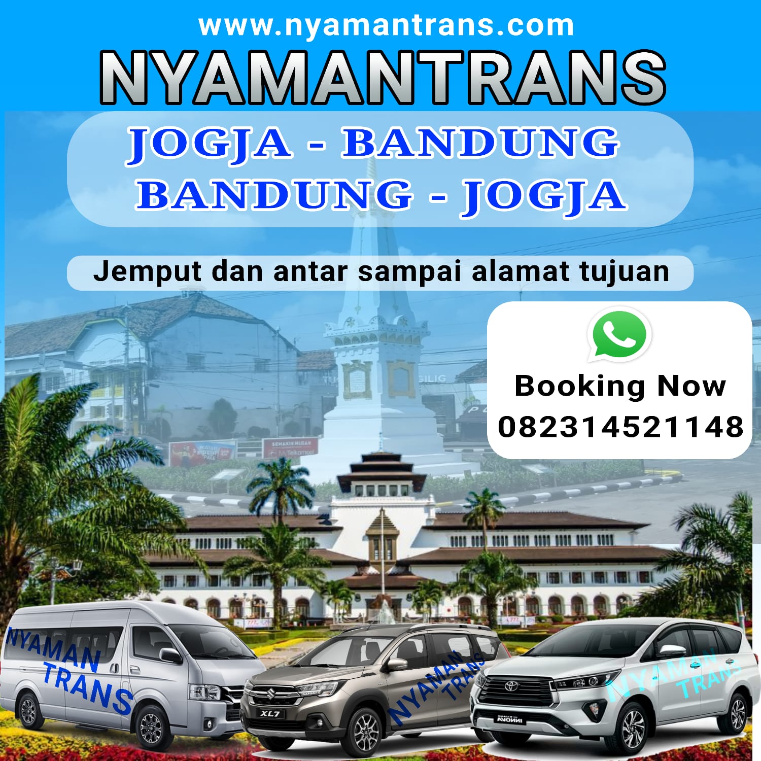 travel jogja bandung